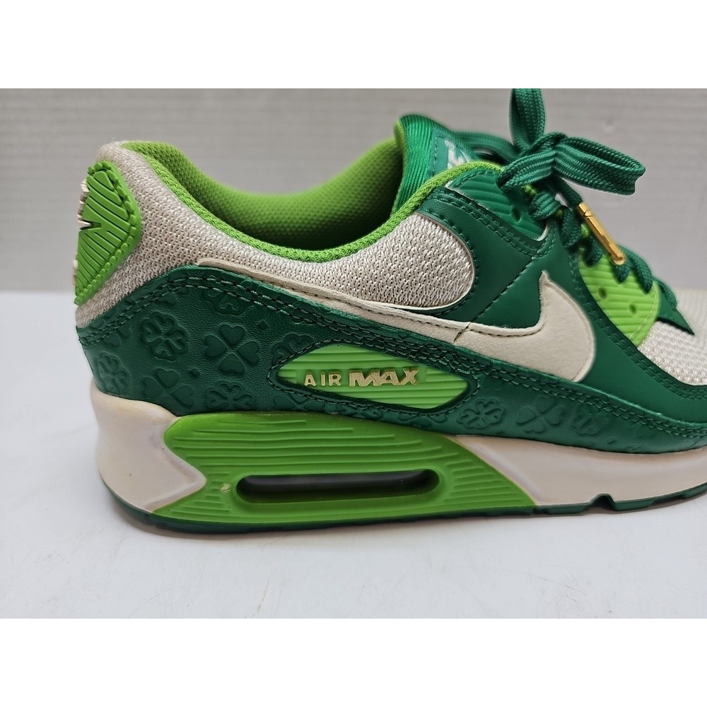 Size 8.5 - Air Max 90 St. Patrick's Day Mean Green 2021 DD8555-300 - Picture 15 of 16
